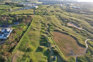 Royal Portrush 4th Back Aerial
